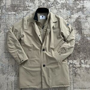 NN07 (No Nationality) Insulated Car Coat – Beige – Size M